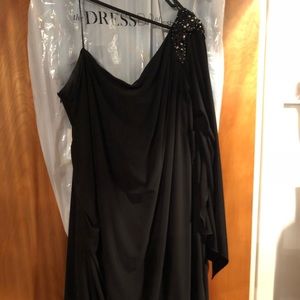 Black cocktail dress